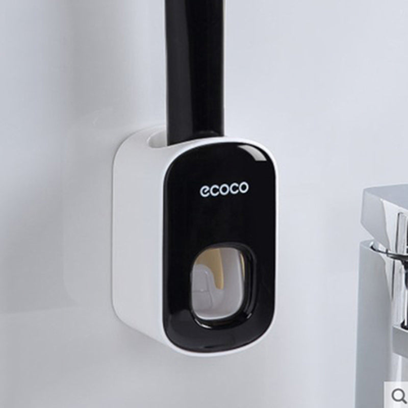 Wall Mounted Automatic Toothpaste Holder Bathroom Accessories Set Dispenser6