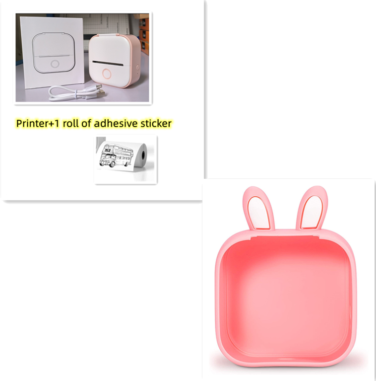 Pocket Printer Portable Mini Thermal Label Printer Home Photo Printer Student Bluetooth Mini Label Printer Price Tag