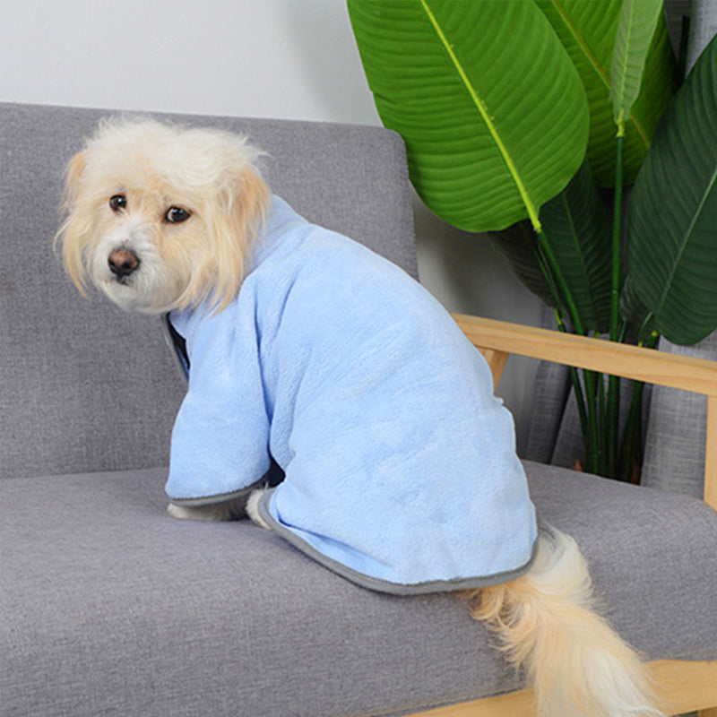 Quick-drying Pet Absorbent Towel Dog Bathrobe Pet Bath Towel Microfiber Absorbent towel