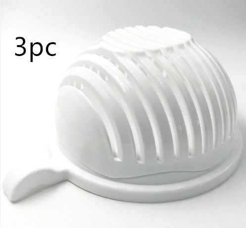 Cutting Bowl, Fruit Cutting Bowl, Kitchen Creative Plastic Lazy Artefact Chopping Vegetables, Household Fruits and Vegetables, Fruit Separator 9