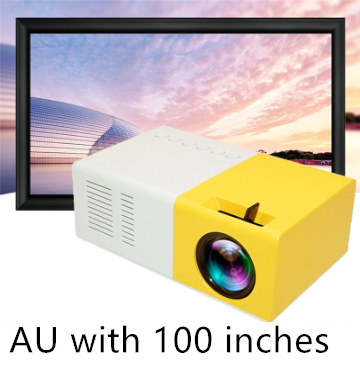 Portable Projector 3D Hd Led Home Theater Cinema HDMI-compatible Usb Audio Projector Yg300 Mini Projector 5
