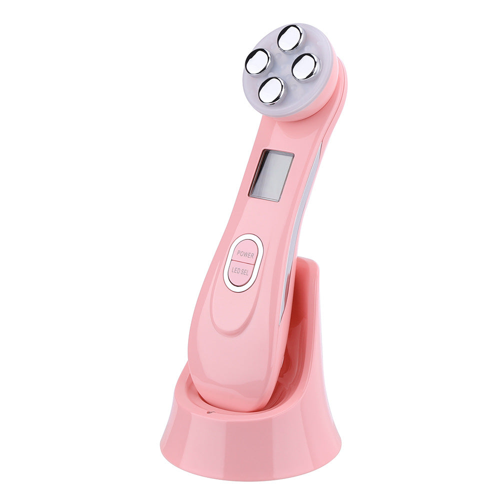 Multifunctional Radio Frequency Skin Tightening Machine, RF Ion Mesotherapy Face Massager, LED Photon Skin Rejuvenation Remover Wrinkle Care Device