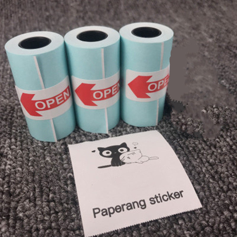 Mini Bluetooth Pocket Printer Wireless Thermal Printer Paper Sticker Label Printer inkless paper5