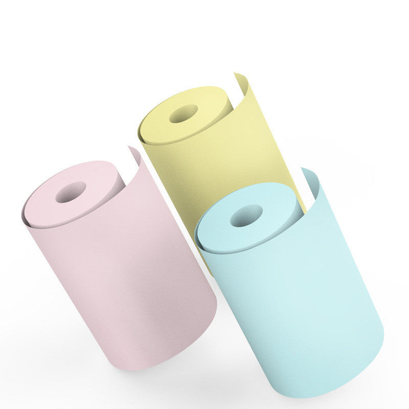 Mini Bluetooth Pocket Printer Wireless Thermal Printer Paper Sticker Label Printer inkless paper mix2