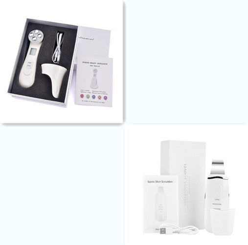 Multifunctional Radio Frequency Skin Tightening Machine, RF Ion Mesotherapy Face Massager, LED Photon Skin Rejuvenation Remover Wrinkle Care Device