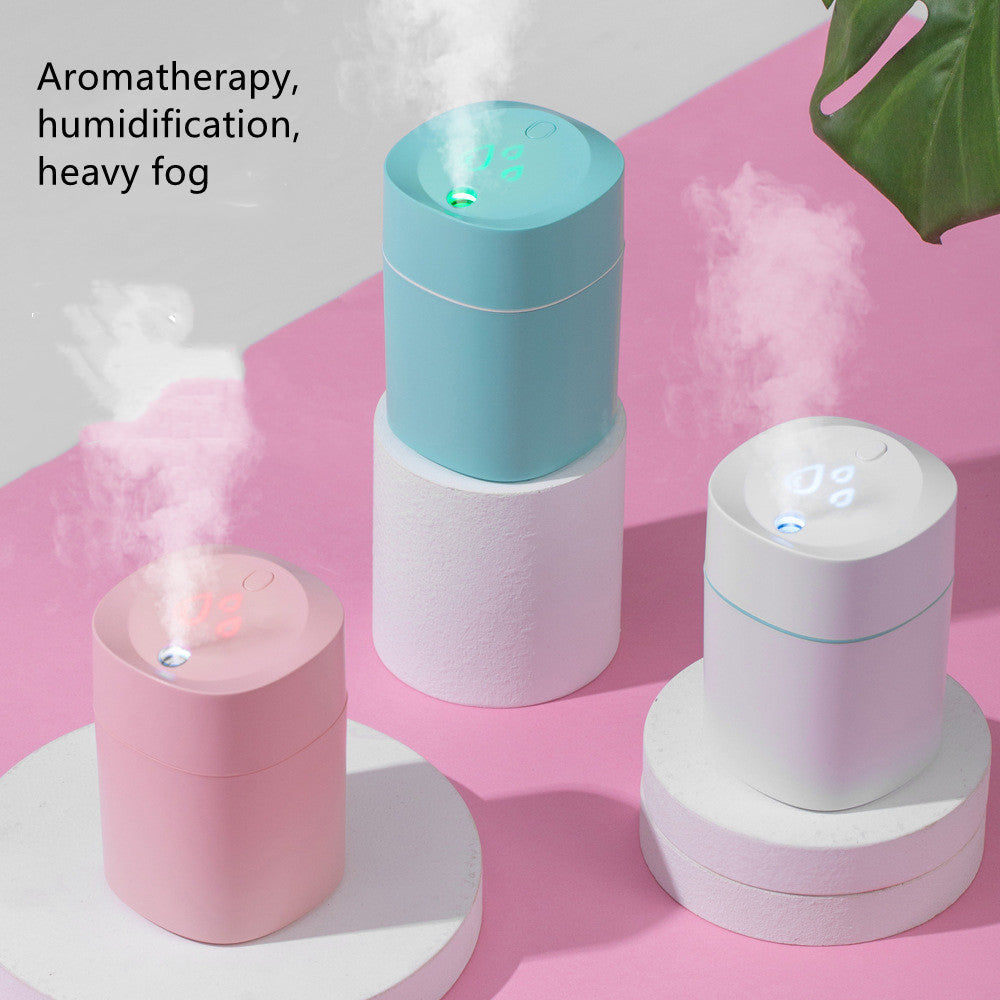Mini Humidifier With LED Night Light, Cool Mist Humidifier, USB Sprayer Essential Oil Diffuser Air Purifier