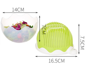 Cutting Bowl, Fruit Cutting Bowl, Kitchen Creative Plastic Lazy Artefact Chopping Vegetables, Household Fruits and Vegetables, Fruit Separator size1