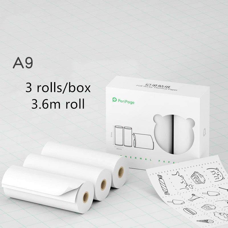 Pocket Printer Mini Bluetooth Wireless Thermal Printer Paper Sticker Label Printer inkless