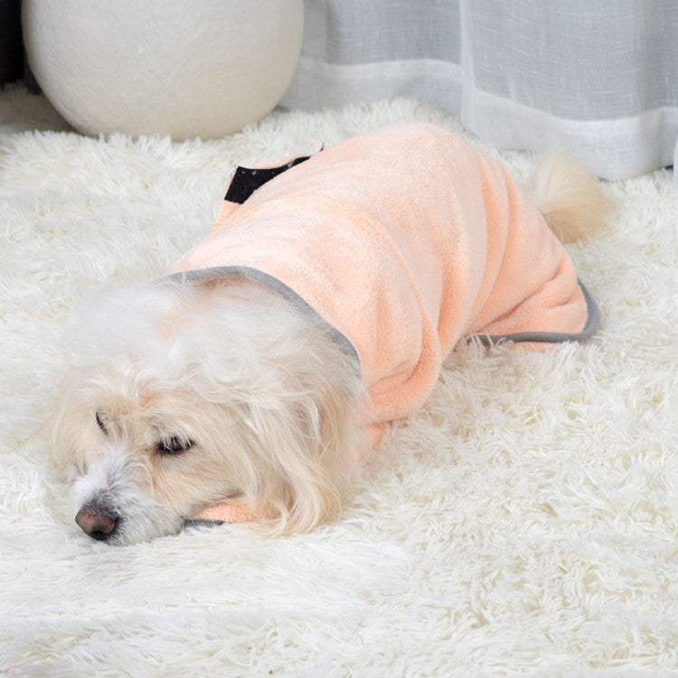 Quick-drying Pet Absorbent Towel Dog Bathrobe Pet Bath Towel Microfiber Absorbent towel