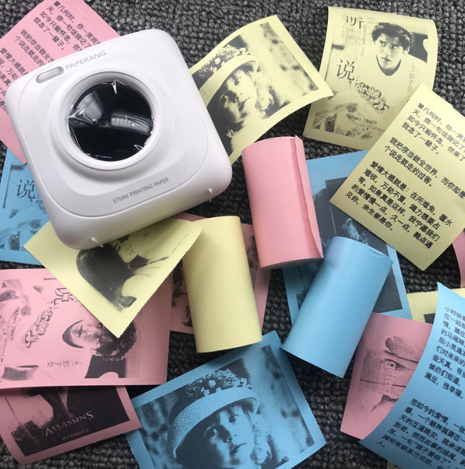 Mini Bluetooth Pocket Printer Wireless Thermal Printer Paper Sticker Label Printer inkless1