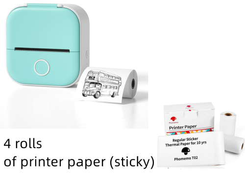 Pocket Printer Portable Mini Thermal Label Printer Home Photo Printer Student Bluetooth Mini Label Printer Price Tag4