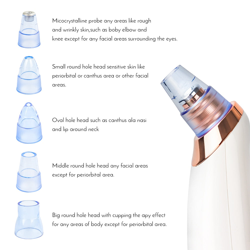 Blackhead Remover instrument pore cleaner to blackhead artefact electric acne machine to blackhead details
