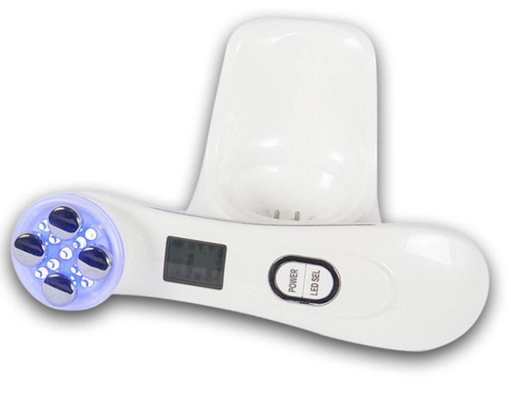 Multifunctional Radio Frequency Skin Tightening Machine, RF Ion Mesotherapy Face Massager, LED Photon Skin Rejuvenation Remover Wrinkle Care Device