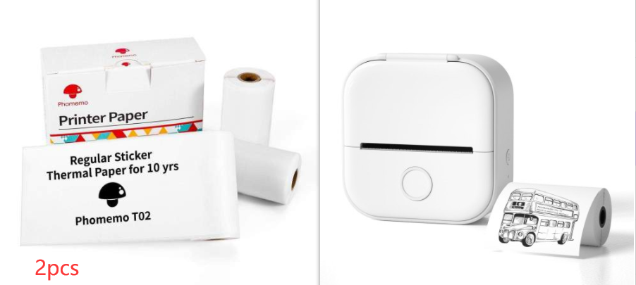 Pocket Printer Portable Mini Thermal Label Printer Home Photo Printer Student Bluetooth Mini Label Printer Price Tag