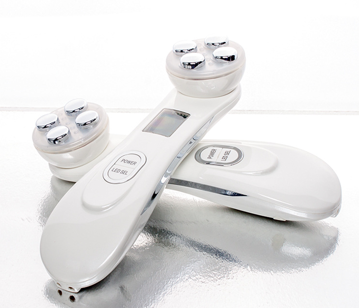 Multifunctional Radio Frequency Skin Tightening Machine, RF Ion Mesotherapy Face Massager, LED Photon Skin Rejuvenation Remover Wrinkle Care Device