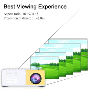 Portable Projector 3D Hd Led Home Theater Cinema HDMI-compatible Usb Audio Projector Yg300 Mini Projector2