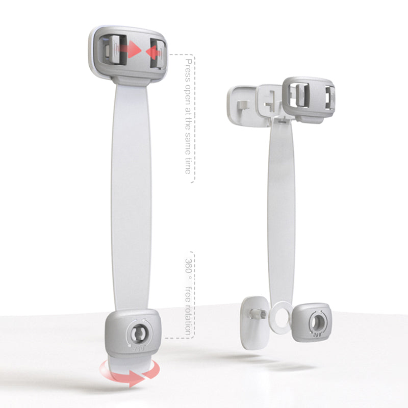 Home Baby Safety Protection Lock Anti-Clip Hand Door Closet Cabinet Locks For Fridge No Tools Or Drilling Child Safety