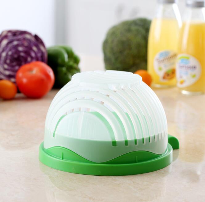 Cutting Bowl, Fruit Cutting Bowl, Kitchen Creative Plastic Lazy Artefact Chopping Vegetables, Household Fruits and Vegetables, Fruit Separator