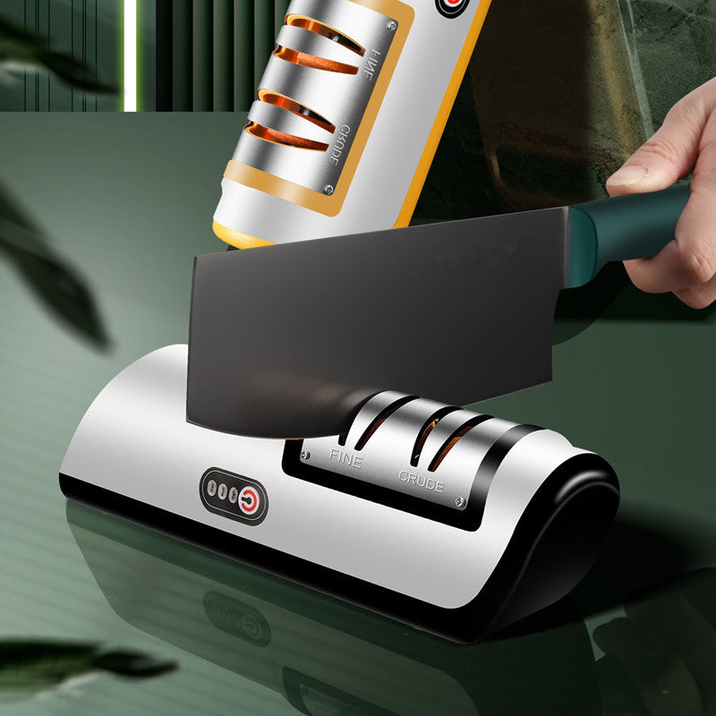 USB Rechargeable Electric Knife Sharpener Automatic Adjustable Kitchen Tool1