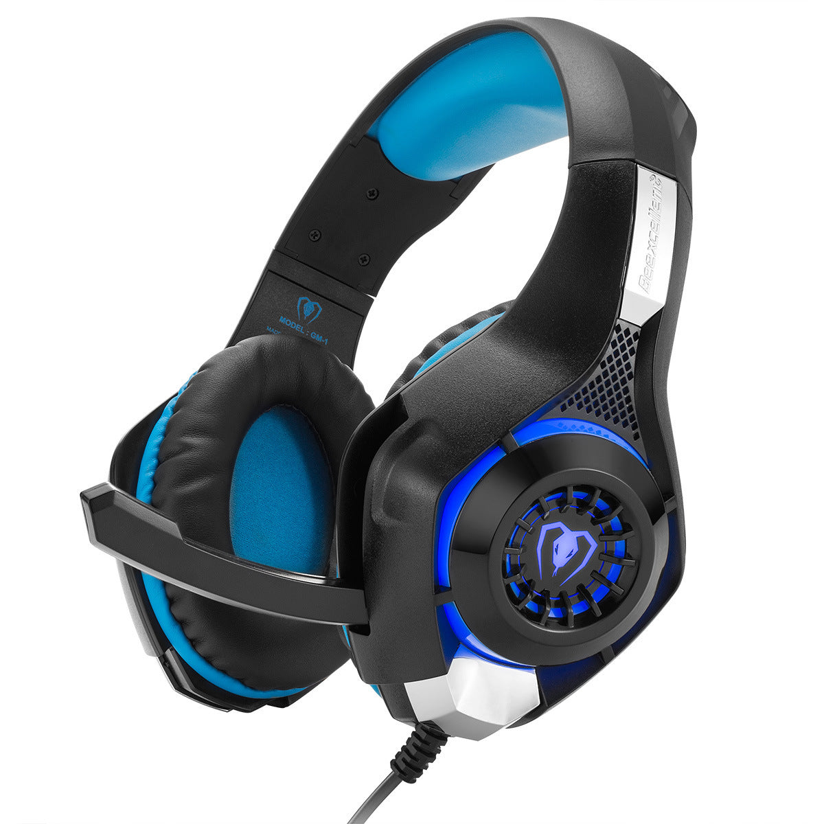 Stereo Gaming Headset Casque Deep Bass Stereo Game Headphone with Mic LED Light for PS4 Phone PC Laptop Gamer2