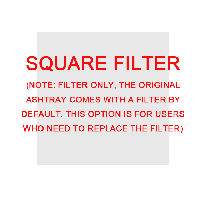 Smoke Removal Air Purification Ashtray Anion Purification Practical Automatic Purifier Ashtray Portable Gadgets For Home, Office, Car Ashtray square fltr