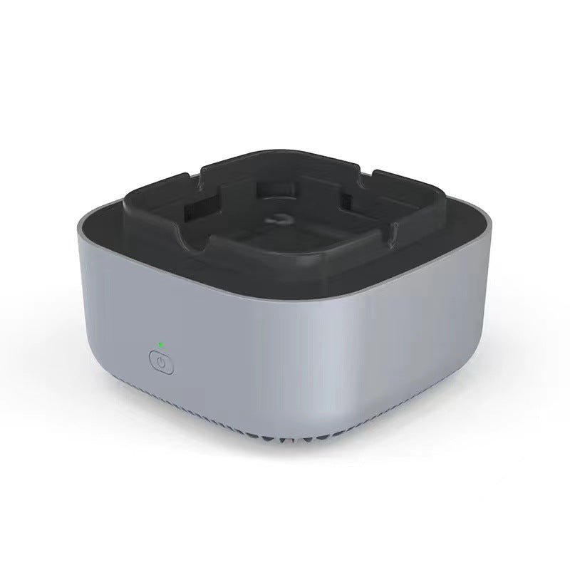 Smoke Removal Air Purification Ashtray Anion Purification Practical Automatic Purifier Ashtray Portable Gadgets For Home, Office, Car Ashtray grey