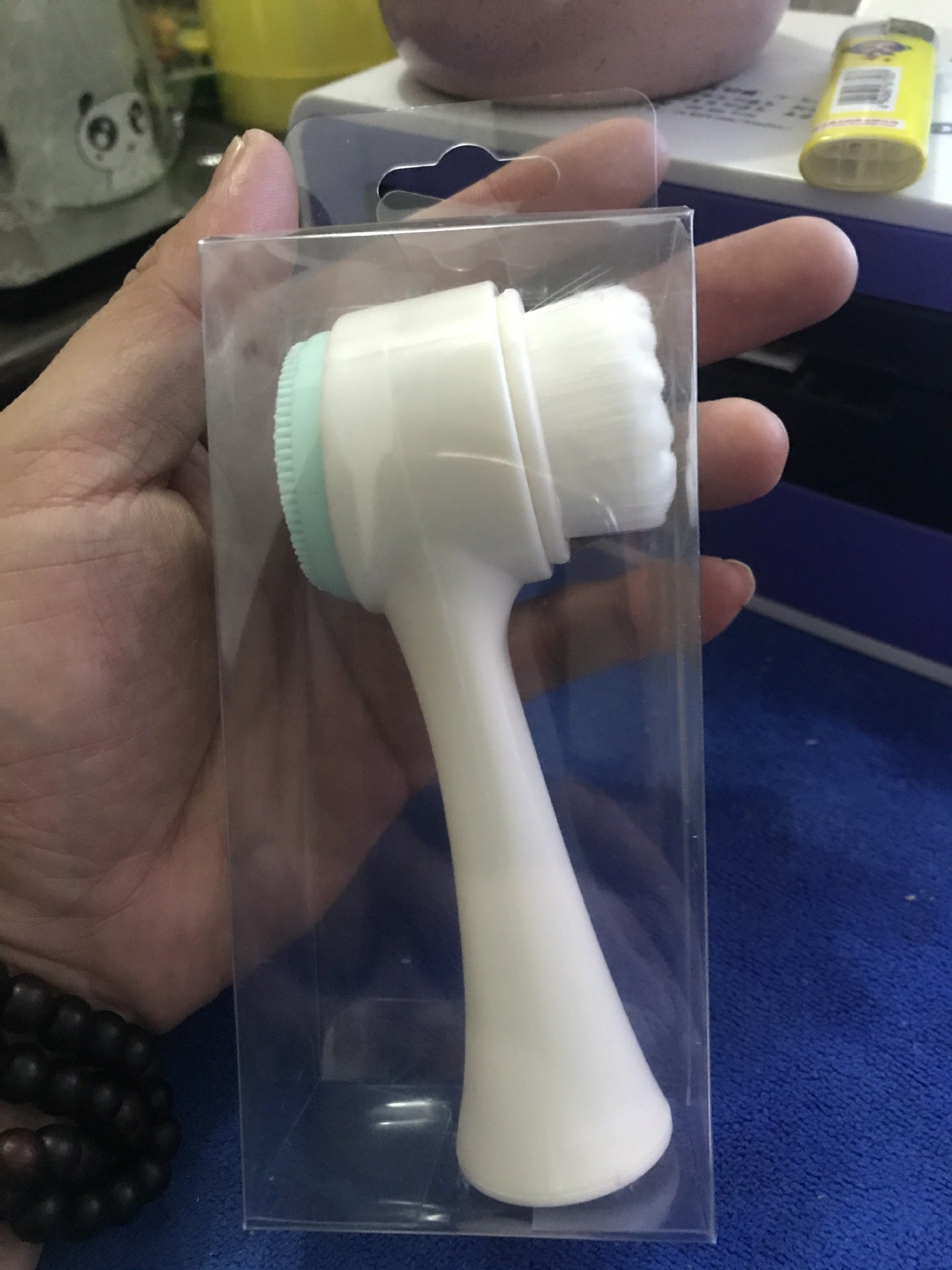 Washing Brush Soft Hair Cleansing Instrument Double-Sided Brush Cleansing Brush Manual Facial Pore deep Cleansing Artefact Blackhead Device 1
