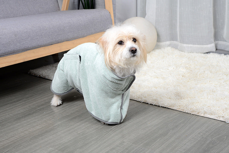 Quick-drying Pet Absorbent Towel Dog Bathrobe Pet Bath Towel Microfiber Absorbent towel