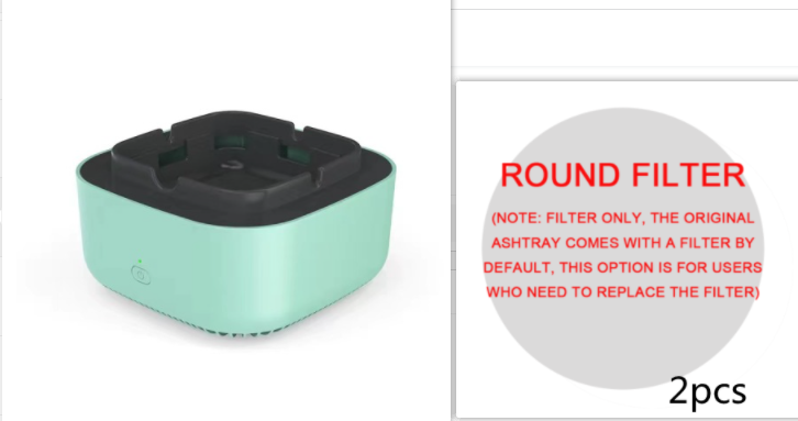Smoke Removal Air Purification Ashtray Anion Purification Practical Automatic Purifier Ashtray Portable Gadgets For Home, Office, Car Ashtray set5