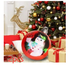 Christmas Ornament Ball Outdoor Pvc 60CM Inflatable Decorated Ball PVC Giant Big Large Balls Xmas Tree Decorations Toy Ball15