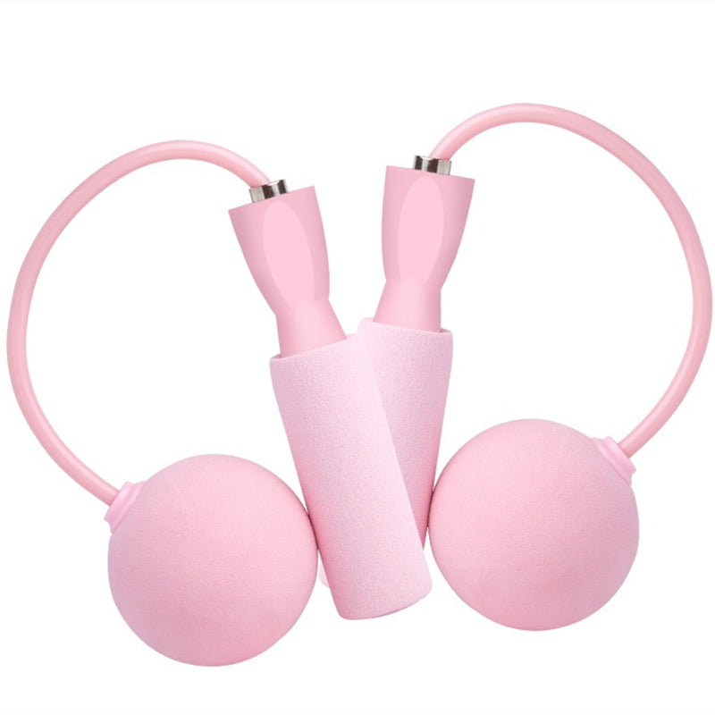 Training Jump Rope Set Fitness And Silicone Handles For Women Men Kids With Speed Cordless Ball Adjustable Anti-Tangle PVC Wire