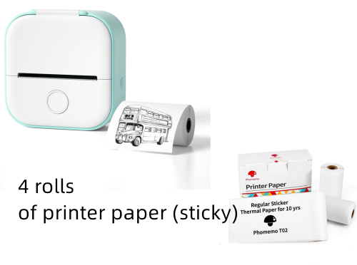 Pocket Printer Portable Mini Thermal Label Printer Home Photo Printer Student Bluetooth Mini Label Printer Price Tag