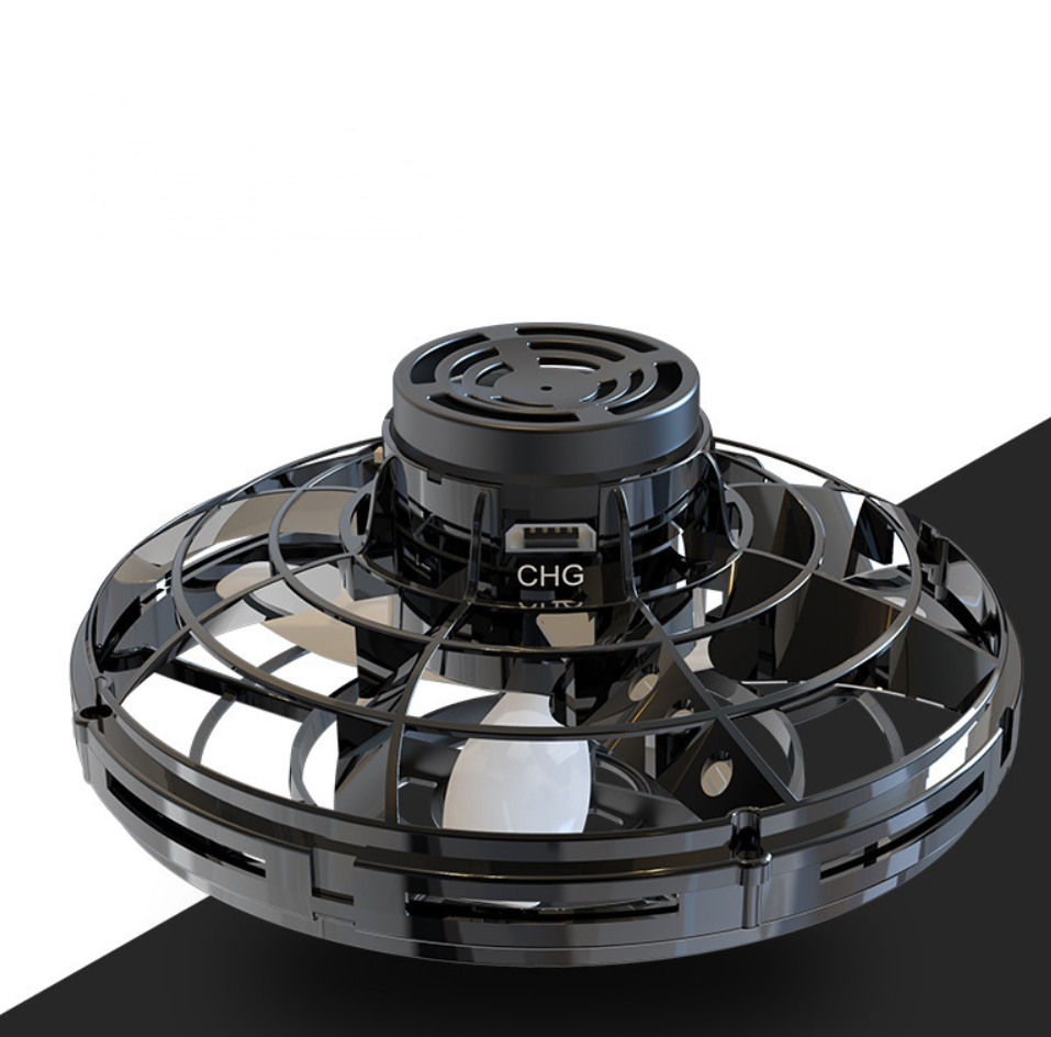 Hand Controlled Mini Drone, Flying Ball Toy, Mini Spinner Drone with 360° Rotating and Shining LED Lights, Small Helicopter UFO Indoor Outdoor Fun for Kids Adults