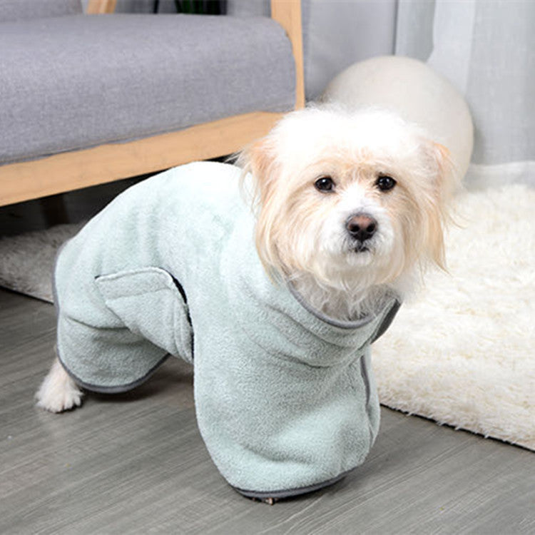 Quick-drying Pet Absorbent Towel Dog Bathrobe Pet Bath Towel Microfiber Absorbent towel