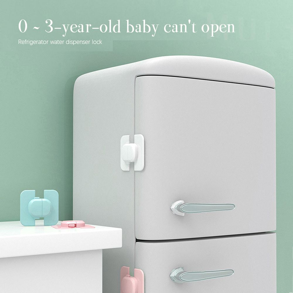 Home Baby Safety Protection Lock Anti-Clip Hand Door Closet Cabinet Locks For Fridge No Tools Or Drilling Child Safety