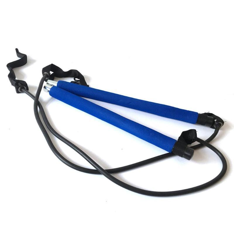 Rally Bar Chest Expansion Arm Force Bar Yoga Bar Pilates Bar Fitness Bar blue