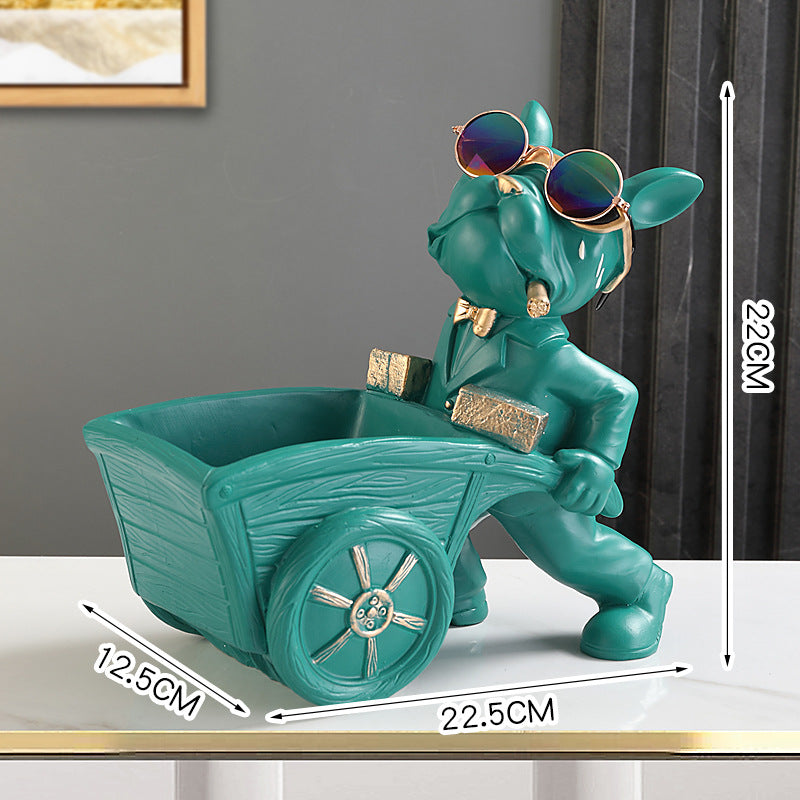 Nordic Decorative Sculpture Entrance Porch To Put Keys To Store Ornaments Dog Decorations
