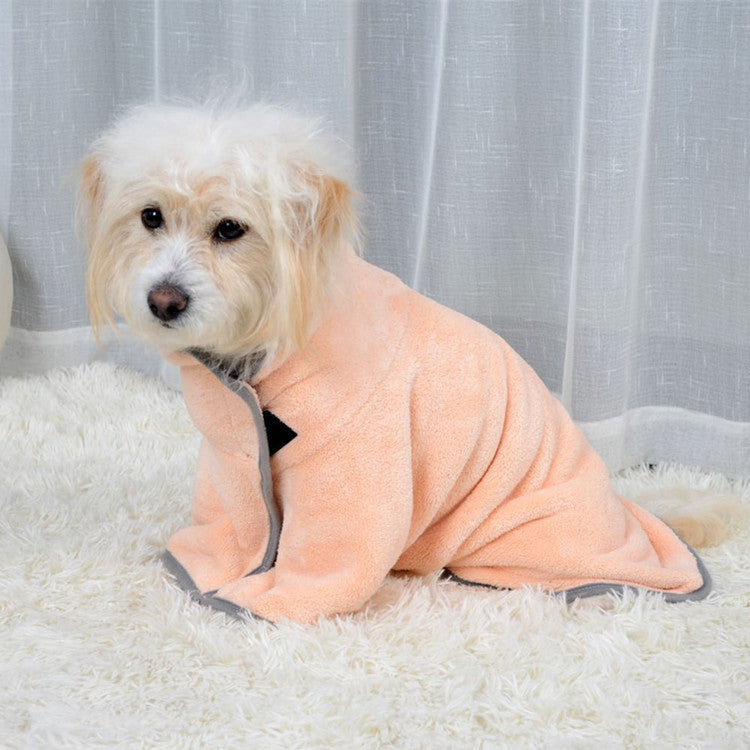 Quick-drying Pet Absorbent Towel Dog Bathrobe Pet Bath Towel Microfiber Absorbent towel
