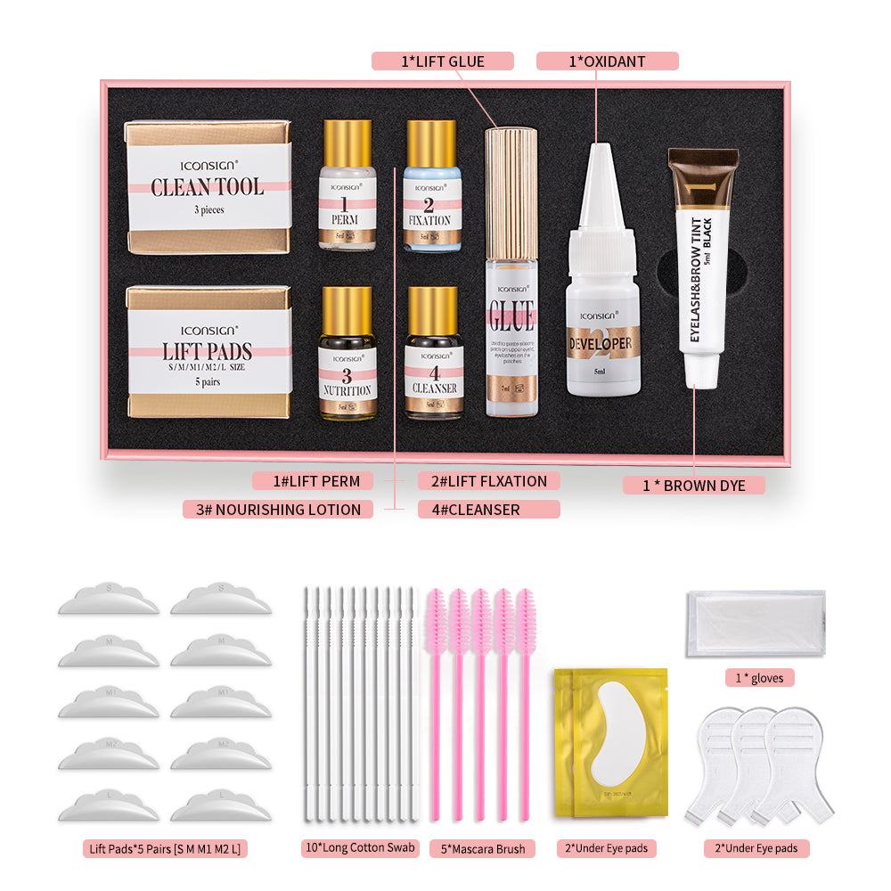 ICONSIGN Lash Lift EyeLash Eyebrow Dye Tint Kit Lashes Perm Set Brow Lamination Makeup Tools4