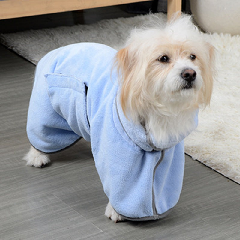 Quick-drying Pet Absorbent Towel Dog Bathrobe Pet Bath Towel Microfiber Absorbent towel