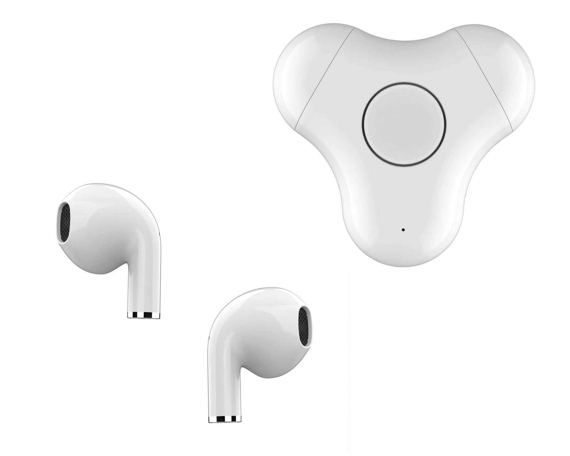 New Multi-Function Headset Wireless Earbuds, Bluetooth Headphones, 2023 Wireless Earphones HiFi Stereo Sound with Mic, Sport Headsets in Ear Hooks for Running Fidget Spinner Bluetooth Fingertip 5