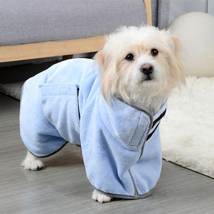 Quick-drying Pet Absorbent Towel Dog Bathrobe Pet Bath Towel Microfiber Absorbent towel