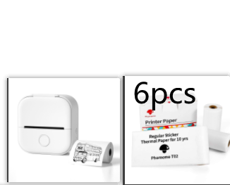 Pocket Printer Portable Mini Thermal Label Printer Home Photo Printer Student Bluetooth Mini Label Printer Price Tag