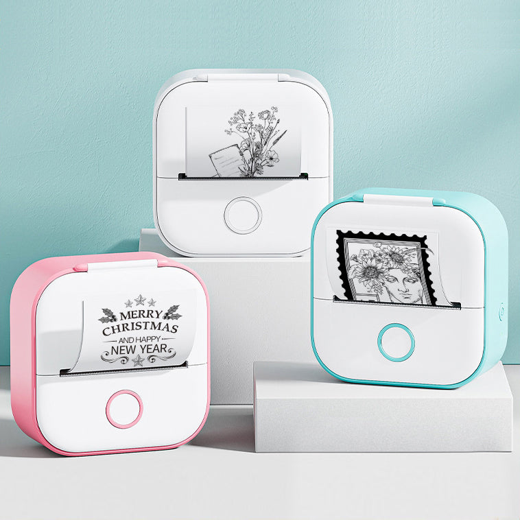 Pocket Printer Portable Mini Thermal Label Printer Home Photo Printer Student Bluetooth Mini Label Printer Price Tag1