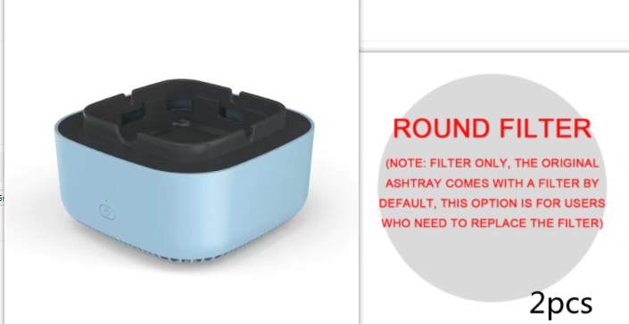 Smoke Removal Air Purification Ashtray Anion Purification Practical Automatic Purifier Ashtray Portable Gadgets For Home, Office, Car Ashtray set 4