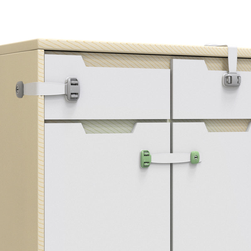 Home Baby Safety Protection Lock Anti-Clip Hand Door Closet Cabinet Locks For Fridge No Tools Or Drilling Child Safety
