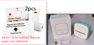 Pocket Printer Portable Mini Thermal Label Printer Home Photo Printer Student Bluetooth Mini Label Printer Price Tag