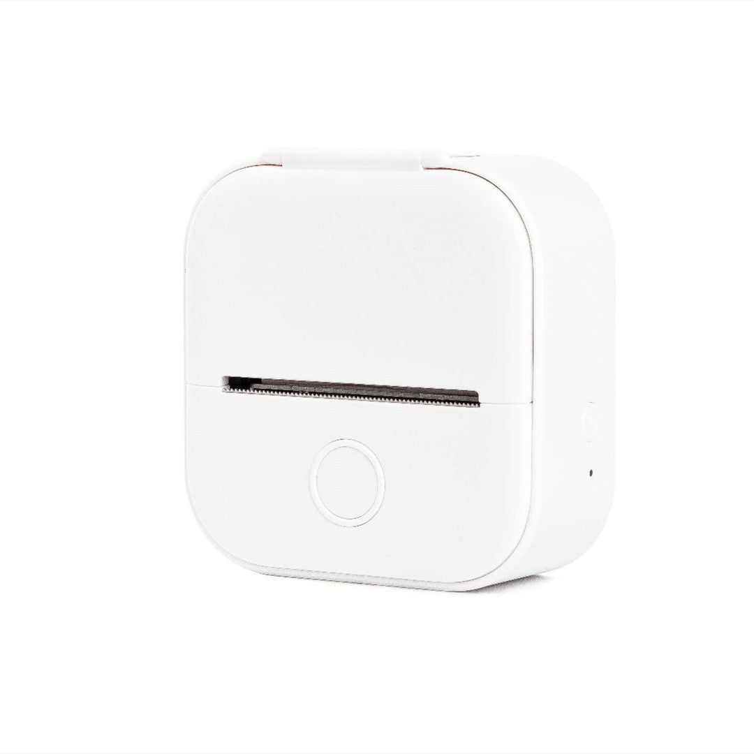 Pocket Printer Portable Mini Thermal Label Printer Home Photo Printer Student Bluetooth Mini Label Printer Price Tag white