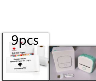 Pocket Printer Portable Mini Thermal Label Printer Home Photo Printer Student Bluetooth Mini Label Printer Price Tag8