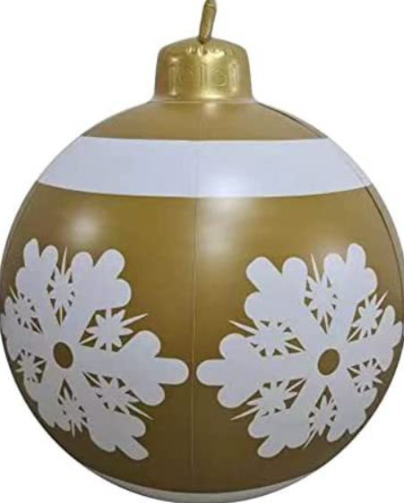 Christmas Ornament Ball Outdoor Pvc 60CM Inflatable Decorated Ball PVC Giant Big Large Balls Xmas Tree Decorations Toy Ball25